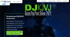Desktop Screenshot of djinsuranceinminutes.com